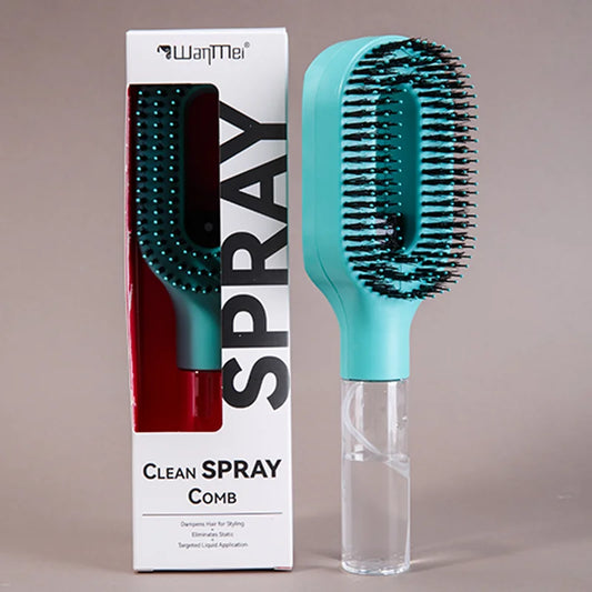 Brosse à cheveux 2-en -1 / Spray